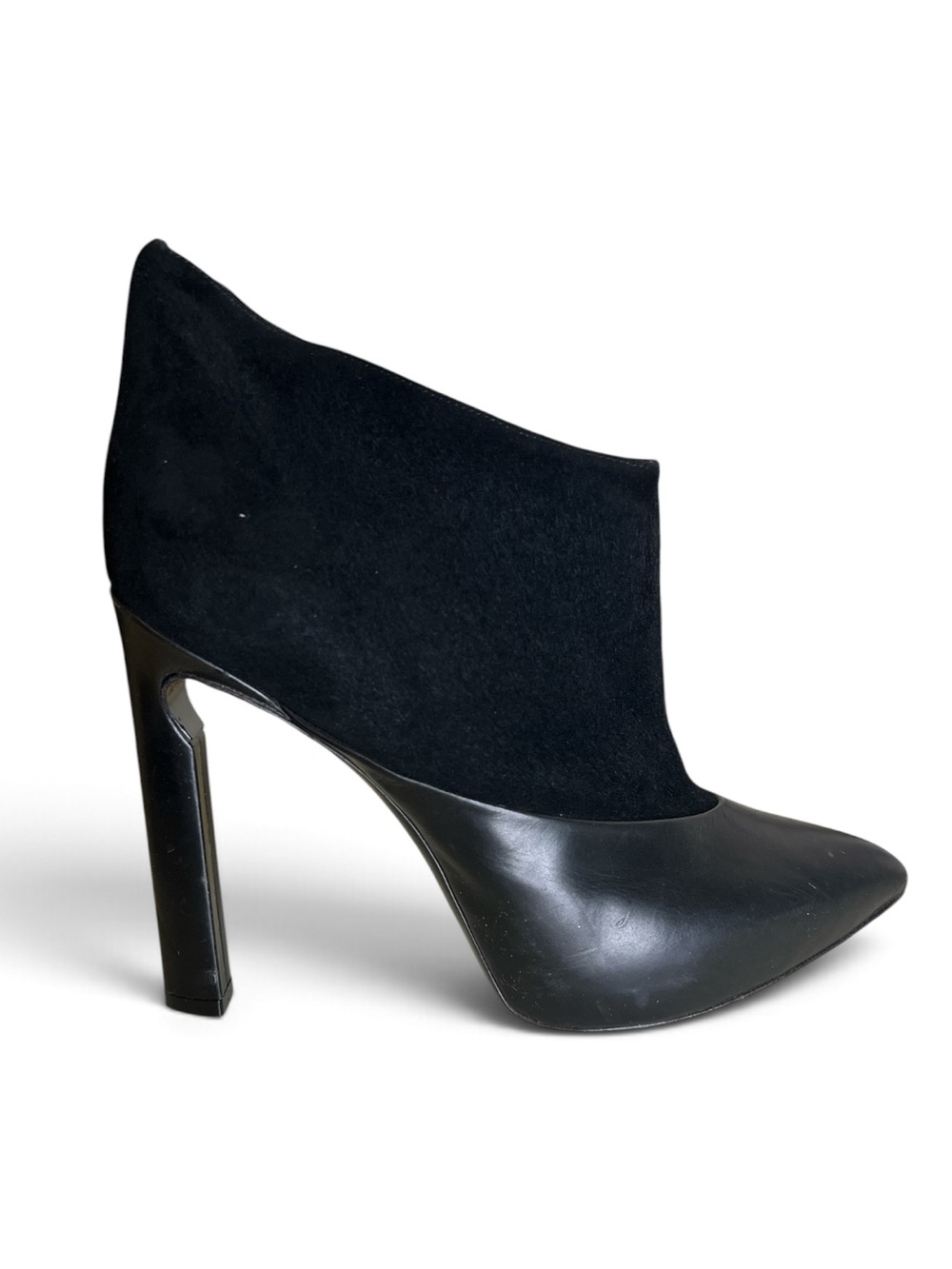 Jimmy Choo Black & Suede Leather DIAD Ankle Boot Size 39